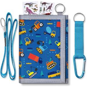 TATAANTY Kids Wallet for Boys Girls Ages 6-32 Trifold, Toddler Wallet for Boys, Novelty Wallet for Childrens Birthday Gifts Car