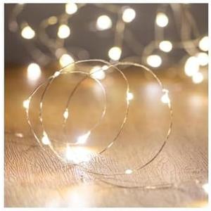 10Ft/30 LEDs Fairy,Starry , String Lights for Indoor&Outdoor Decoration Wedding Home Parties Christmas Holiday, Waterproof,Battery Operated,(Warm White)