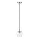 Livex Lighting 46721-91 Willow Pendant, Brushed Nickel