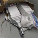 Hamucd Table Lamps for Living Room Set of 2, Coastal White Bedside Lamps for Bedroom with USB A+C Outlet Modern Resin 3-Color Temperature Nightstand Lamp for End Table (Bulbs Included)