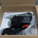 Under Desk Elliptical Machine, Electric Ellipse Leg Exerciser as Seen on Tv for Seniors with 12 Adjustable, Portable Quiet Elliptical Machine, Seated Pedal Exerciser with Remote Control (Orange)