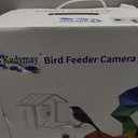 birdsnap PAV-Bird Feeder with Camera,2K HD with 64GB Card, AI Identify Smart Bird House Cam Solar Panel,Live Stream,Motion Detection,Auto Record Video for Backyard Outdoors,Ideal Gift for Bird Lover (Blue)