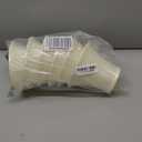 Aspen Creative 30035-2A, Bell Clip-On Chandelier Lamp Shade, Off-White, 3" Top x 5" Bottom x 4-1/2" Slant Height, Set of 6