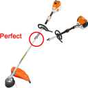 Combo brushcutter Attachment/Sring Trimmer Attachment Compatible with KM 55 RC-E KM 56 RC-E KM85 R KM 94 RC-E KM 111R Brush Cutters 41802000687