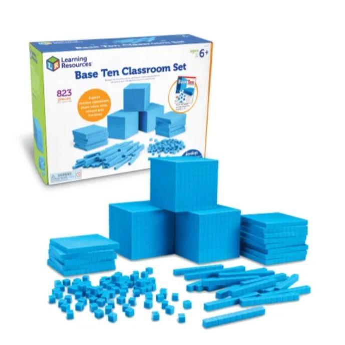 Learning Resources Plastic Base Ten Class Set 6
