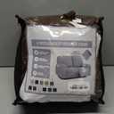 ULTICOR Extra Wide 75" - 100", Reclining 2 Seater Sofa, Extra Wide Reclining Love Seat Slipcover, 6-Piece Jacquared Fabric, Reclining Sofa Covers, Thick, Soft, Washable (Style 2) (Brown)