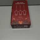 6 Packs Christmas Bell Solar Garden Lights with 8 Light Modes, 21.65 Inches Tall Christmas Outdoor Light with 20 LEDs Each, Solar Outdoor Xmas Decor for Garden, Path, Patio (Warm White)