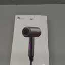 slopehill Professional Ionic Hair Dryer, Powerful 1800W Fast Drying Low Noise Blow Dryer with 2 Concentrator Nozzle 1 Diffuser Attachments for Home Salon Travel (Black)