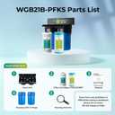 iSpring PFAS & Heavy Metals Whole House Water Filter System, SGS-Tested to Reduce 99% PFAS, 2-Stage Filtration Removes Lead, Heavy Metals, Chlorine, Sediment & Odor, 1 Inlet/Outlet Model: WGB21B-PFKS