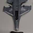 Plane 2.4GHz 4 Channel 6-axis Gyro Stabilizer RTF Glider Aircraft Plane Jet Fighter Toys,Easy to Fly Chritsmas Gift Fighter Aircraft for Adults Kids Beginners Boys,2 Battery