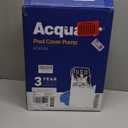 Acquaer Automatic Swimming Pool Cover Pump, Submersible Sump Pump with 3/4 Check Valve Adapter & 25ft Power Cord, Water Removal for Pool, Hot Tubs, Rooftops, Water Beds and More, 1/3 HP 2950 GPH