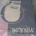 FUNTOUCH Wall Mounted Makeup Mirror with Light, Oval Rechargeable Double-Sided 7X/1X Magnifying Mirror, Vanity Mirror Dimmable 3 Color Light, 360° Extension Rotation Foldable 13.5 in