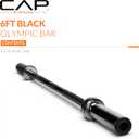 CAP Barbell 2-Inch Olympic Barbell Bars | 5 ft, 6 ft, & 7 ft | Multiple Options