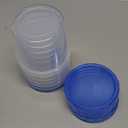 6 Pack-24 oz Freezer Storage Containers, Plastic Food Storage Containers with Twist Top Lids, BPA Free and Reusable Soup Containers with Lids, Leakproof/Microwave/Dishwasher Safe