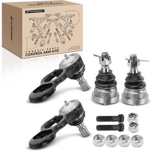 A-Premium Set of 4, Front Upper & Lower Ball Joints Kit, Compatible with Ford Crown Victoria 1995-2002, Lincoln Town Car 1995-2002, Mercury Grand Marquis 1995-2002