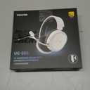 Wireless Gaming Headset, 7.1 Surround Sound, 2.4GHz USB Gaming Headphones with Bluetooth 5.4, 100H Battery, ENC Noise Canceling Mic, RGB Light, Wireless Headset for PC PS5 PS4 Mac Switch (Black-White)