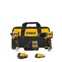 DeWalt ATOMIC 20V MAX Lithium-Ion Cordless 2-Tool Combo Kit with 5.0 Ah and 2.0 Ah Batteries, Charger and Kit Bag