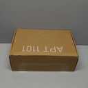 APT 1101 27 oz Glass Storage Jars with Bamboo Lid, set of 6, glass canisters with airtight lids, Clear jars with lids for Cookie, Candy, Tea, Coffee Bean and Rice, Black