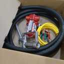 Fill-Rite RD1212NH 12V 12 GPM Portable Fuel Transfer Pump w/Discharge Hose, Manual Nozzle, Power Cable, & Suction Hose