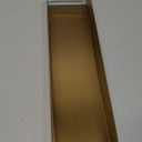 OwnMy 16 Inch Golden Shower Shelf Stainless Steel Shower Caddy Bathroom Shower Rack Shower Basket, Rust Proof Metal Kitchen Storage Caddy Floating Shelves Wall Mount Rectangular Corner Shower Shelf