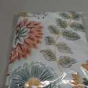 Boho Flower Bird Rectangle Tablecloth 60 x 84 Inches, Bohemian Floral Decorative Dining Table Cloth, Elegant Vintage Farmhouse Dinner Tablecover Picnic Party Decoration