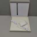 Ivory Wedding Card Box, Large 10 White Gift Card Holder, Envelope Box, Graduation, Funeral Reception, Bridal & Baby Shower, Anniversary, Baptism, Quinceanera, Birthday Party, Sweet 16, Money Basket