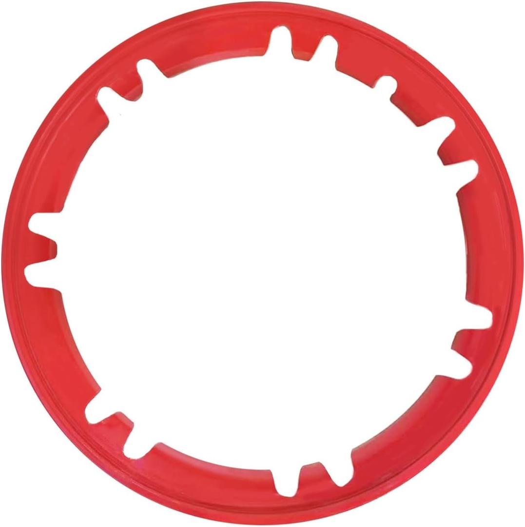 Wheel Rim Protector for Tesla Model Y Gemini 19 inch Apollo Wheels 2020-2024 Model Y Accessories All-in-one Car Tire Trim Rings Rim Case Hubcaps Wheel Cover (Red)