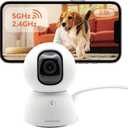 SensForge 2.5K Indoor Pan-Tilt Security Camera Lite, 360° Dual-Band WiFi Camera for Home, Free AI Human & Pet Detection, 2-Day Cloud + Two-Way Talk