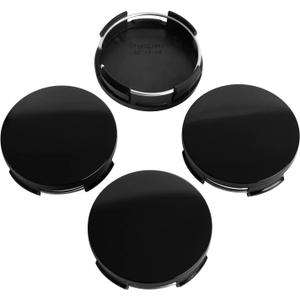 Car Wheel Center Cap Kit Outer 63mm 2.5 inches Inner 61mm 2.4 inches Fit for T-yo-ta Corolla Camry Highlander RAV4 Rim Hub Caps, Center Hub Caps Covers Wheel Caps, 4 PCS Black