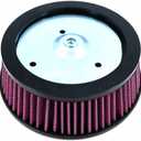 Harley Air Filter Engine Air Cleaner Motorcycle Air Filter for Harley 1999-2017 Dyna, 2000-2015 Softail, 1999-2007 Touring (Red)