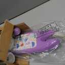 TONBUX Kids Scooter for Ages 3-8, Toddler Scooter with Light-Up Wheels, Adjustable 4-Level Height 3-Wheel Scooters for Kids, Lean-to-Steer Design (Purple)