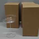 KAMMAK Martini Glasses Set of 2, 9.13 oz Clear Crystal Cocktail Glasses with Stem, Reusable Cocktail Glassware for Wedding Birthday Party, Bar, Margarita, Whiskey, Gin, Tequila, B0-1 Ice Cream