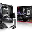 ASUS ROG Strix X670E-I Gaming WiFi AMD X670 AM5 Ryzen™ Desktop 9000 & 7000 mini-ITX mITX Motherboard, 10+2 Power Stages, ROG Strix Hive, PBO Button, PCIe® 5.0, DDR5, Wi-Fi 6E, 2X M.2, 2X USB4® Type-C