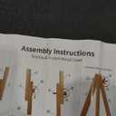 Wooden Easel Stand for Wedding Sign Poster Picture 63'' Beech Wood Display Easel for Floor Adjustable Painting Easel for Canvas