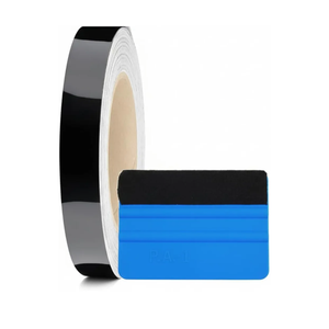 Vinyl Wrap Made with 3M 2080 Series, G12 Gloss Black - 0.5" to 8" Wide, up to 75ft Long – Air Release Technology for Chrome Delete, Car Detailing, Home and DIY Projects