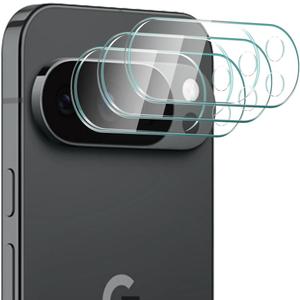 3 Pack for Google Pixel 10 Pro XL Camera Lens Protector, Tempered Glass Film 9H Hardness, Scratch Resistant, HD Clear, Case Friendly