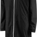Speedo womens Parka Jacket Fleece Lined Team Colors Swimsuit, Speedo Black, Large US