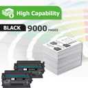 CF287A 87A Toner Cartridge for HP Printer Black M501 M506 CF287X 87X Compatible for HP LaserJet Enterprise Pro M501 M506 M501dn M506dn M506n M506x MFP M527dn M527f M527 Series Printer Ink 2 Pack