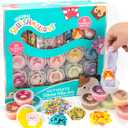 Squishmallows Ultimate Slime Mix'Ins, 10-Pack, Glitter & Cloud Slime, 8 Fun Add Ins, Pre-Made for Kids, Crunchy, Bulk, Great 6 Year Old Toys, Super Soft Sludge Toy