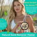 Beach Sand Remover Sand Eraser Wipe Mitt Family Towels Kids Women 2026 Summer Vacation Essentials Mexico Costa Rica Bahamas Trip Must Haves Hawaii Honeymoon Accessories Alaska Cruise Ship Gear 1Pcs (1pcs Cute Round Turtle)