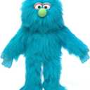 14" Blue Monster, Hand Puppet