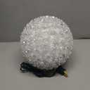 Christmas Lighted Ball 7" Outdoor Hanging Sphere Lights Orb 100 LED Warm White Starlight Sphere for Tree, Porch, Gazebo, Bedroom Decorations