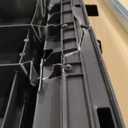 Keter Denali 150 Gallon Resin Large Deck Box with Double Wall 20mm Panels - Paintable and Drillable-Organization and Storage for Patio Furniture and Outdoor Items, Grey & Black