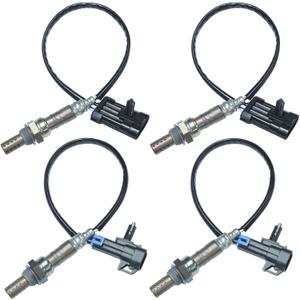 O2 Oxygen Sensor 234-4012 234-4018 Up & Downstream Fit for Chevy Silverado 1500 Tahoe Express 1500 Suburban, GMC Yukon XL Sierra, Cadillac Escalade 1996 1997 1998 1999 2000 2001 2002, 4 Pcs