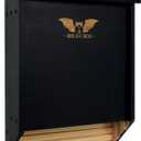 BIGBATBOX - Bat House for Outdoors - Clean Your Backyard from Mosquitoes - Wooden Bat House Kit - with Our Proven Bat Box Design, 2 Chamber Black (Up to 75 Bats)