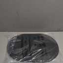 Placemats for Dining Table Set of 4 Non-Slip, Heat Resistant Leather Placemat Double Layer, Waterproof Table Mats Easy to Clean for Kitchen Dining Room Coffee Office Table, Black