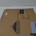 EAGLE PEAK Outdoor Folding Camping Table with Large 3-Tier Storage Organizer and Side Pockets, Easy Set Up Portable Aluminum Camping Kitchen, Green (18.9 x 23.6 x 31.5 IN)