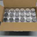 Tessco 36 Pcs Mini Mason Jar Shot Glasses with Lids 2 Oz Dishwasher Safe Mason Shooter Glass for Wedding Party Favors Home Bar Drinks Favors Desserts (Clear)
