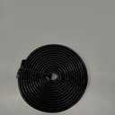 10 Feet Length Heat Shielded Fire Thermo Armor Fire Sleeve 3/8" ID,Silicone Coated Fiberglass Heat Protection for Automotive Hose Lines & Electrical WiringBlack 3/8" x10 Feet