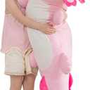 MaoGoLan 47" Giant Axolotl Stuffed Animal,Ultra Soft Salamander Kids Body Pillow Plush,4 Feet Jumbo Throw Pillow Plushie for Axolotl Lover,Home Decor,Gifts